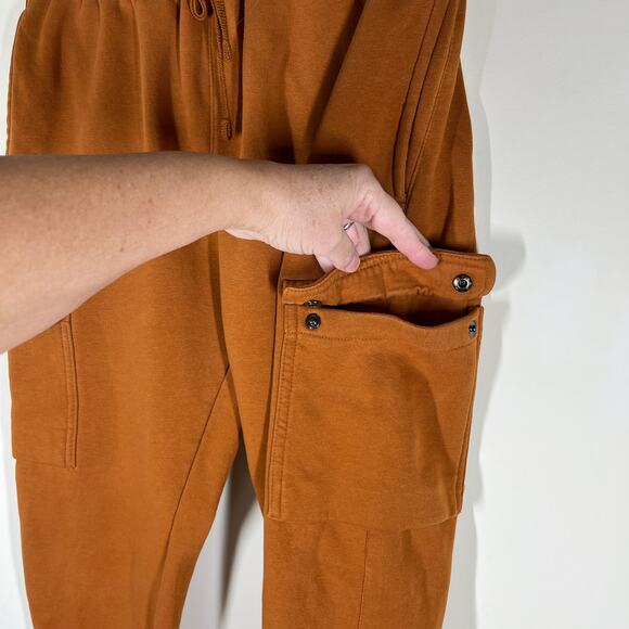 Nike Jogger Pants Mens Small Sportswear Club Fleece Cargo Burnt Sienna Color - Picture 4 of 12